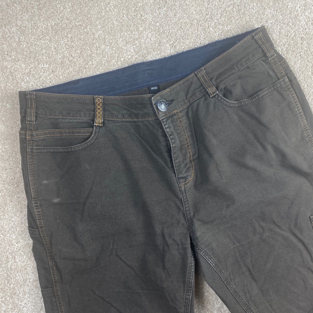 Dovetail Workwear Brown Cordura Carpenter Pants Women's 14x32 Work Utility
